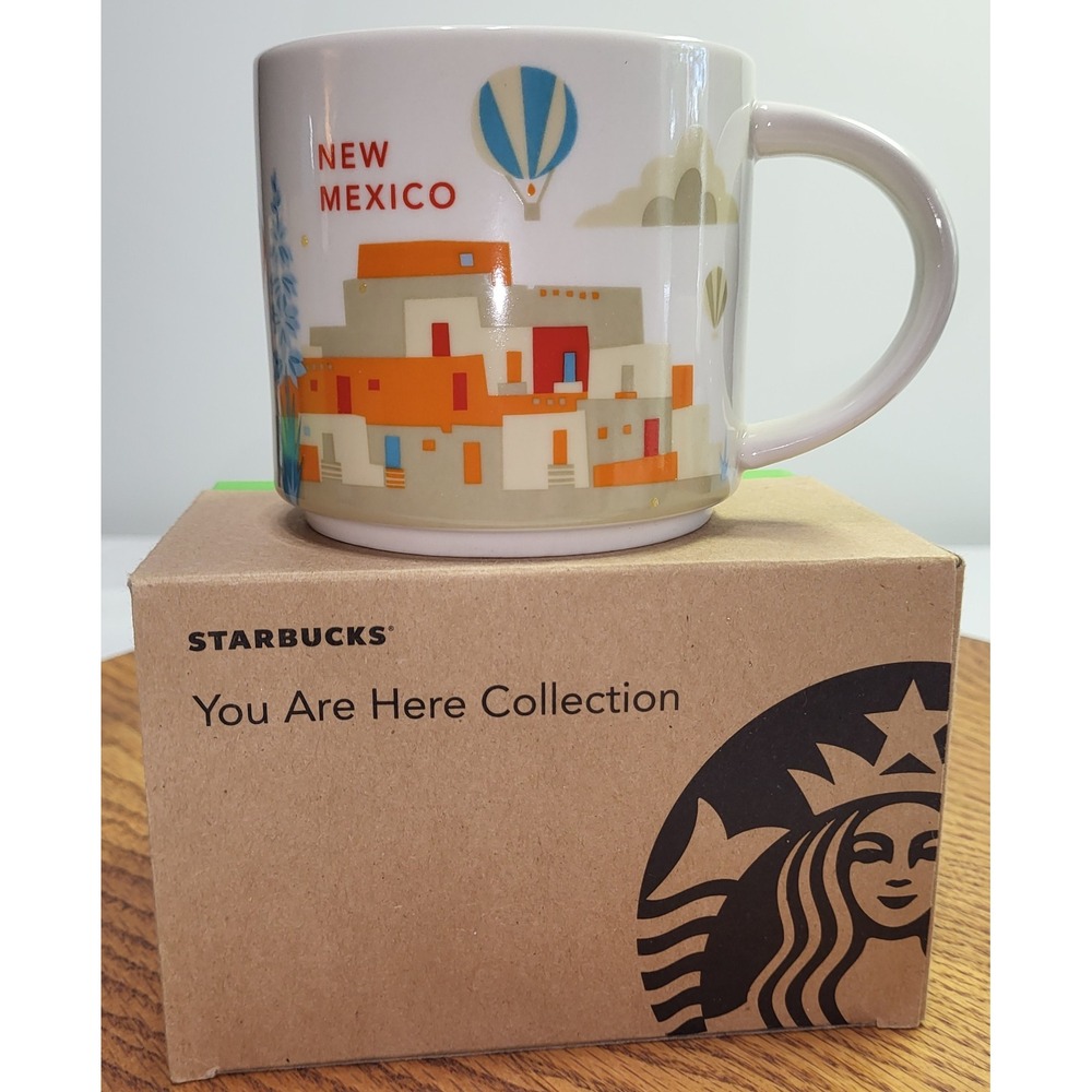 Starbucks Coffee Mug New Mexico You Are Here Collection 14oz With Box